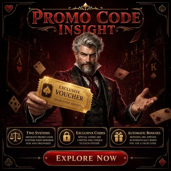Card Chancellor présentant un bon de code promo exclusif chez Winzoria Casino
