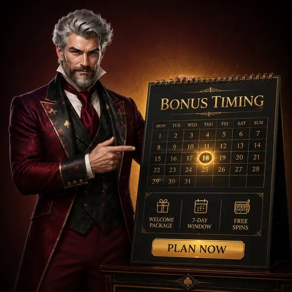 Card Chancellor pointant vers une date de calendrier lumineuse pour le timing du code promo aux Fenêtres d'Expiration et de Règlement du Code