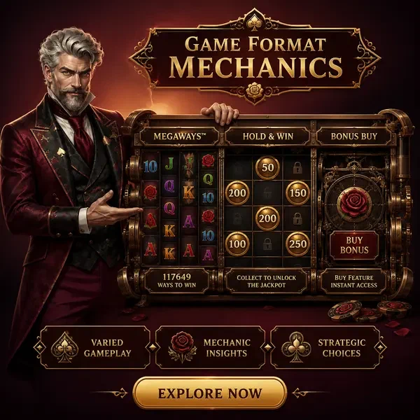 Card Chancellor démontrant les mécaniques de jeux de machines à sous chez Game Format Mechanics
